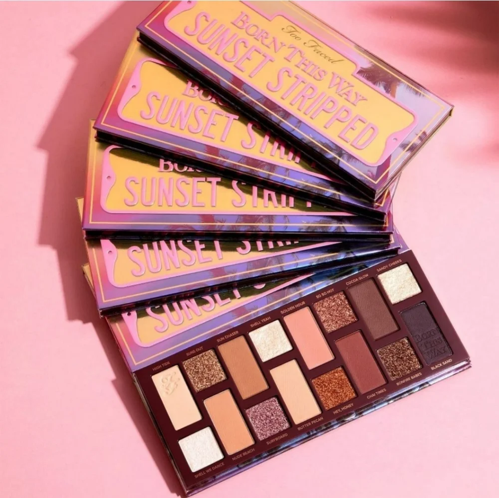 Too Faced Born This Way Sunset Stripped Eyeshadow Palette NIB NEW IN BOX